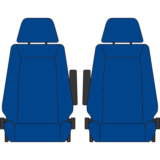 BEZUG BERLINGO-PARTNER CARGO 1+1 BLAU BEZUG BERLINGO-PARTNER CARGO 1+1 BLAU
