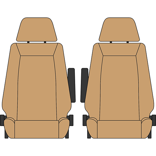 BEZUG BERLINGO-PARTNER CARGO 1+1 BEIGE BEZUG BERLINGO-PARTNER CARGO 1+1 BEIGE