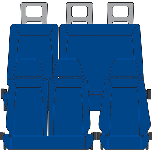 BEZUG DOBLO 2018 1+2+3 BLAU BEZUG DOBLO 2018 1+2+3 BLAU