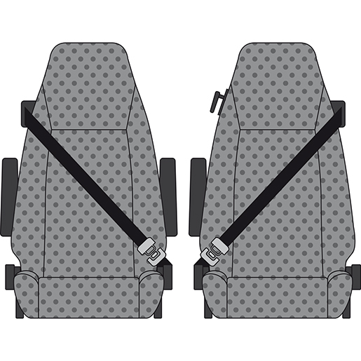Detail von Bezüge IVECO STRALIS X WAY Schmales Fahrerhaus ab 2021 300
