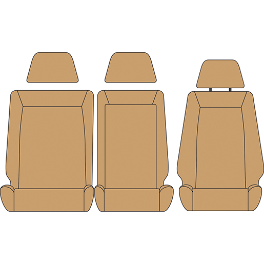 BEZUG TRANSIT CONNECT 1+2 2018 BEIGE BEZUG TRANSIT CONNECT 1+2 2018 BEIGE