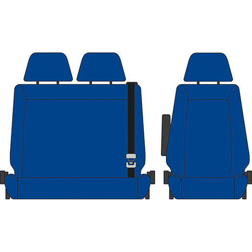 BEZUG FIAT SCUDO 1+2 2024 BLAU BEZUG FIAT SCUDO 1+2 2024 BLAU