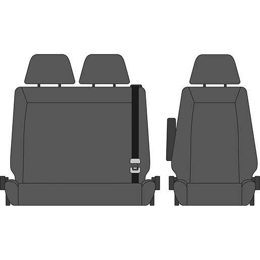 Detail von Bezüge Citroen JUMPY ab 2019 320