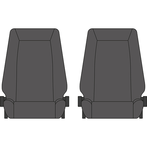 Detail von Bezüge PIAGGIO PORTER 320