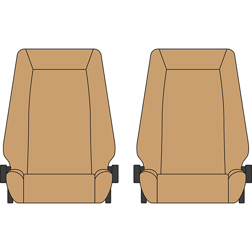 BEZUG PIAGGIO PORTER 1+1 BEIGE BEZUG PIAGGIO PORTER 1+1 BEIGE