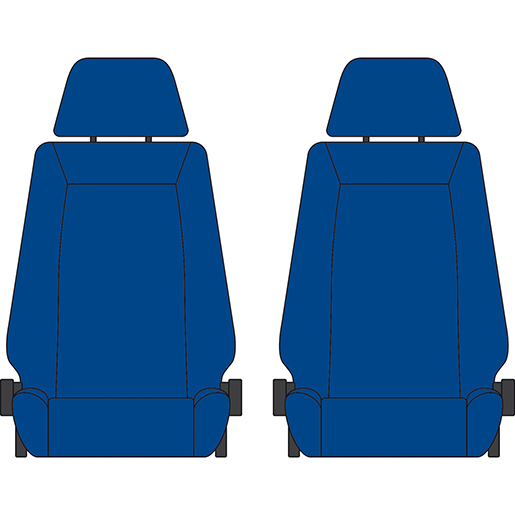 BEZUG PIAGGIO PORTER 1+1 2021 BLAU BEZUG PIAGGIO PORTER 1+1 2021 BLAU