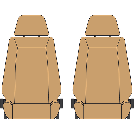 BEZUG PIAGGIO PORTER 1+1 2021 BEIGE BEZUG PIAGGIO PORTER 1+1 2021 BEIGE
