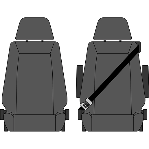 Detail von Mikrofaserbezüge MERCEDES ATEGO ab 1998 310