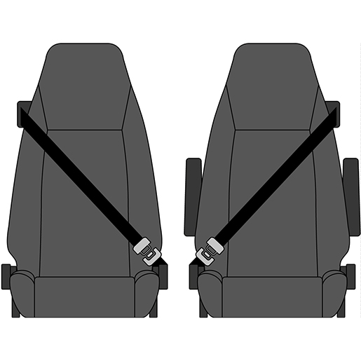 Detail von Mikrofaserbezüge MERCEDES ATEGO ab 2003 300