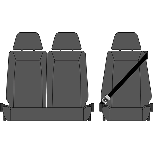Detail von Mikrofaserbezüge IVECO EUROCARGO 3 Serie ab 2003 305