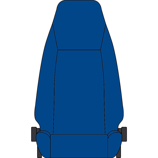 BEZUG VOLVO FM/FH 02/09 FS M/GURT BLAU BEZUG VOLVO FM/FH 02/09 FS M/GURT BLAU