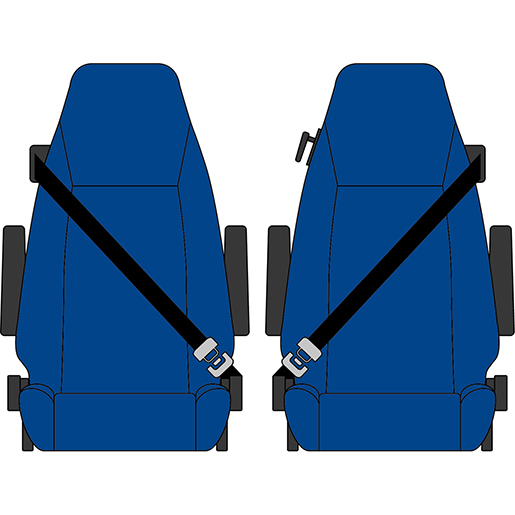 BEZUG VOLVO FH 2014 1+1 BLAU BEZUG VOLVO FH 2014 1+1 BLAU