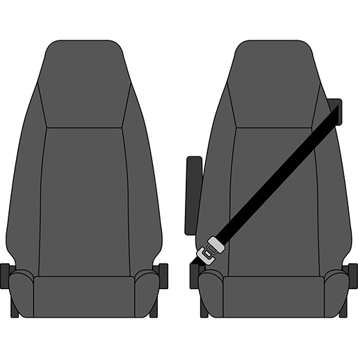 Detail von Mikrofaserbezüge IVECO NEW EUROCARGO ab Oktober 2015 310