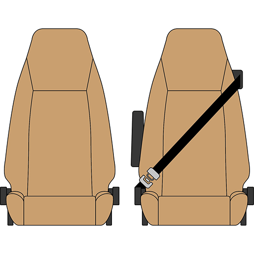 BEZUG NEW EUROCARGO 4 SERIE 1+1 BEIGE BEZUG NEW EUROCARGO 4 SERIE 1+1 BEIGE