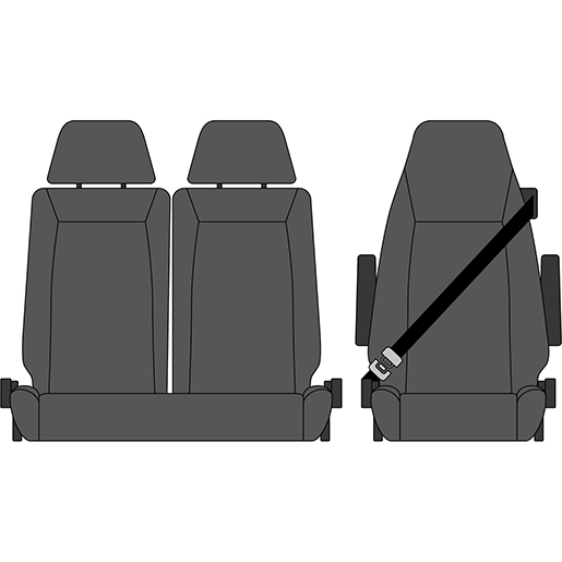 Detail von Mikrofaserbezüge IVECO NEW EUROCARGO ab Oktober 2015 315