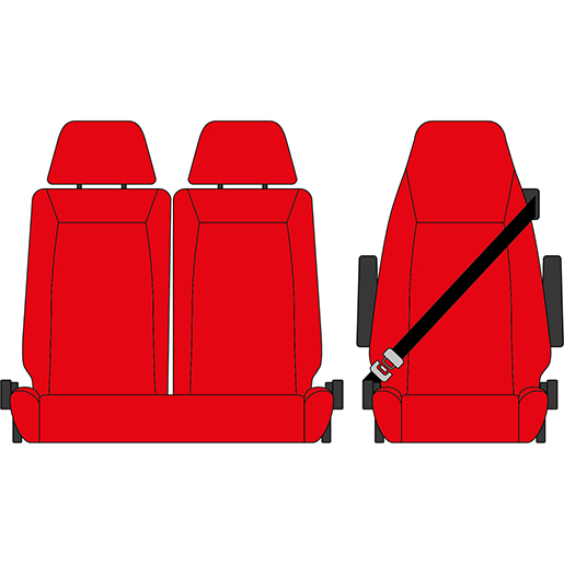 BEZUG NEW EUROCARGO 4 SERIE 1+2 ROT BEZUG NEW EUROCARGO 4 SERIE 1+2 ROT