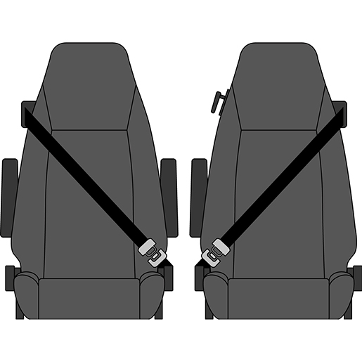 Detail von Mikrofaserbezüge IVECO STRALIS XP NP ab November 2016 305