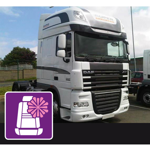 Mikrofaserbezüge DAF 105 XF ab 2012