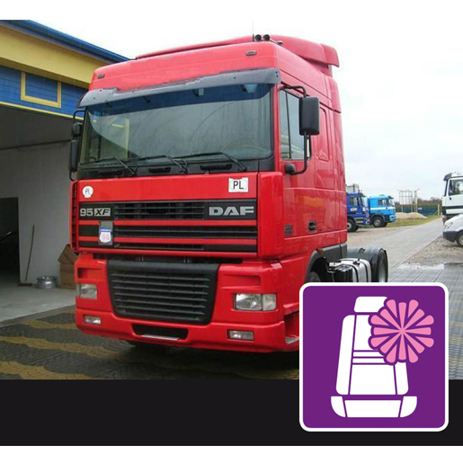 Mikrofaserbezüge DAF 95 XF ab 1998