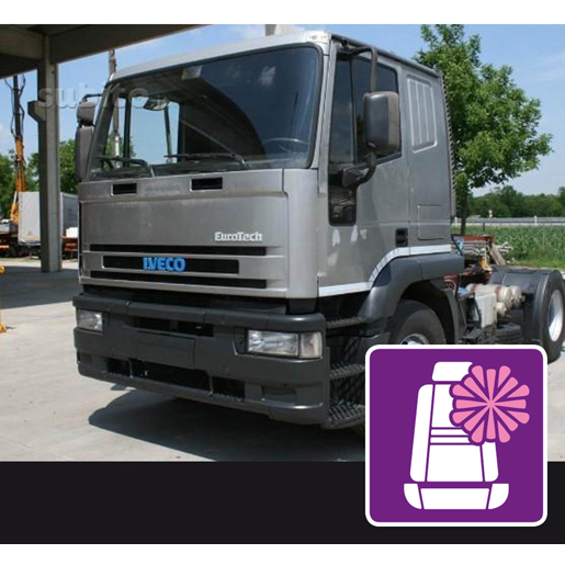 Mikrofaserbezüge IVECO EUROTECH TRAKKER 2 Serie ab 1998