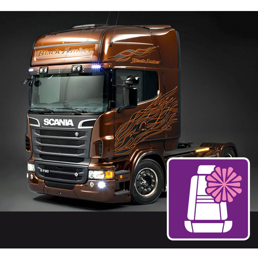 Mikrofaserbezüge SCANIA R ab Juli 2011