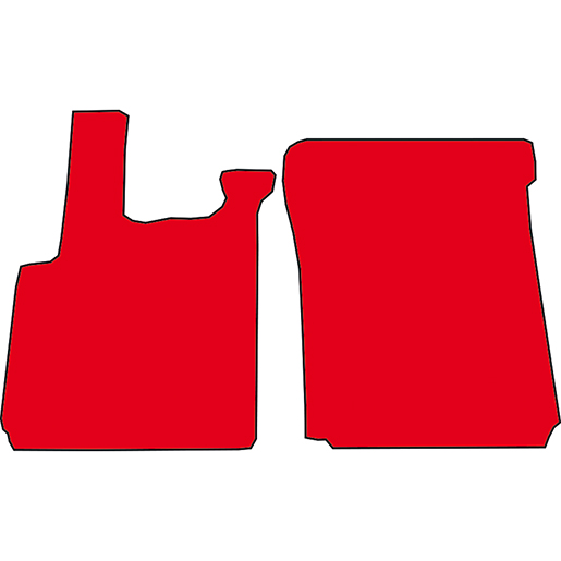 TAPIS DAF CF 85 ROUGE