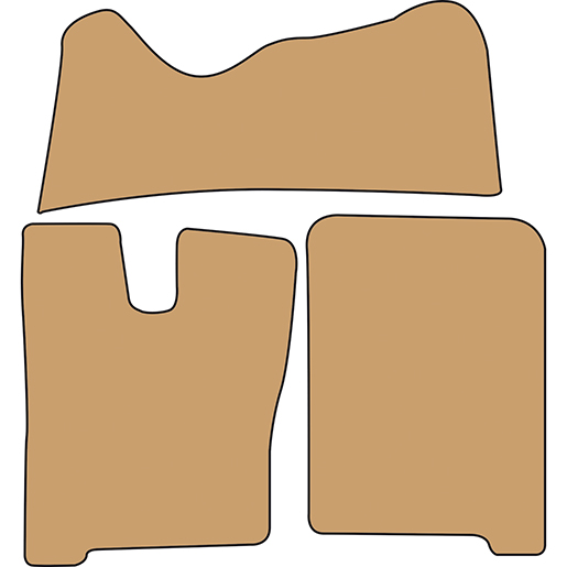 TAPIS EUROC.4 SERIE 3PC APRES 2008 BEIGE