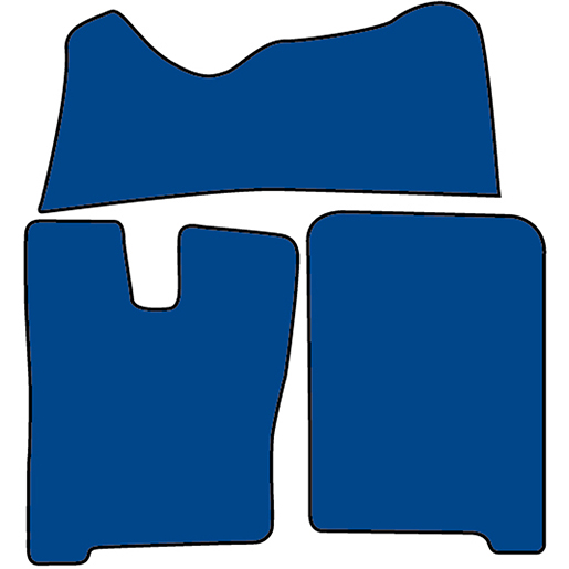 TAPIS EUROCARGO 2017 3PC BLEU