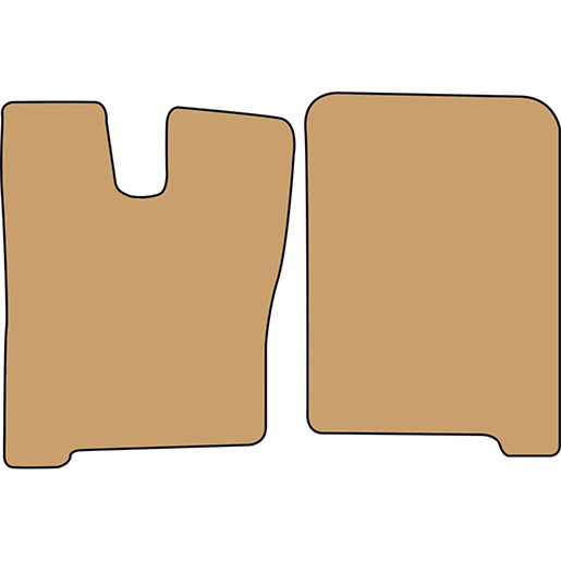 TAPIS EUROC.4SERIE 2PC APRES 2008 BEIGE