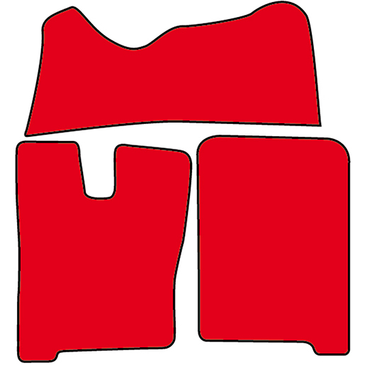 TAPIS EUROCARGO 2017 3PC ROUGE