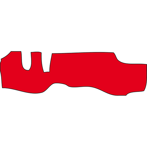 TAPIS ISUZU NPR CAB.LARGA 93/08 ROUGE