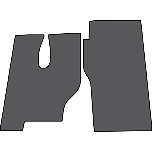 Dessin technique de Moquettes MERCEDES ACTROS MP2 depuis 2003 100