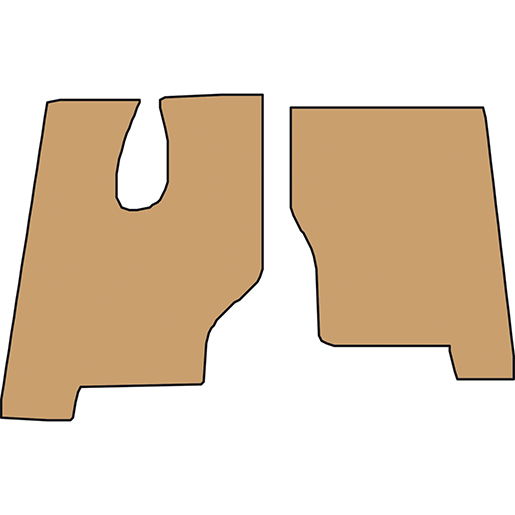 TAPIS MERC. ACTROS 98/03 BEIGE