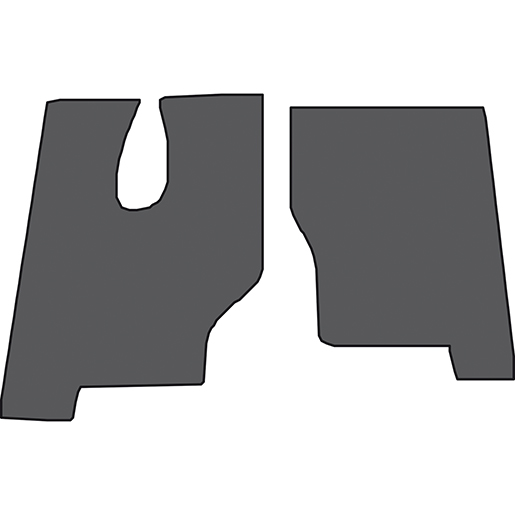 Dessin technique de Moquettes MERCEDES ACTROS depuis 1998 105