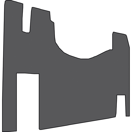 Dessin technique de Moquettes MERCEDES ACTROS MP2 depuis 2003 105