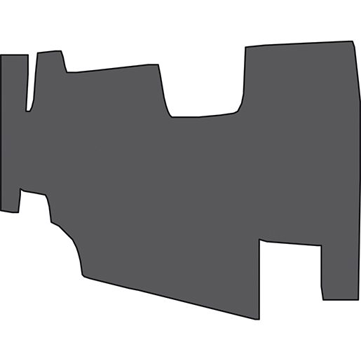 Dessin technique de Moquettes MERCEDES ACTROS depuis 1998 100