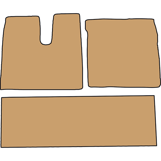 TAPIS MAN TGA XL/XXL 3PC BEIGE