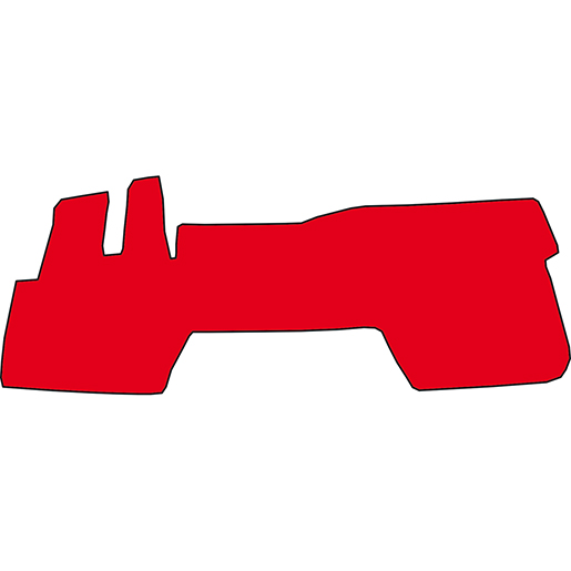 TAPIS NISSAN ECO T100 ROUGE