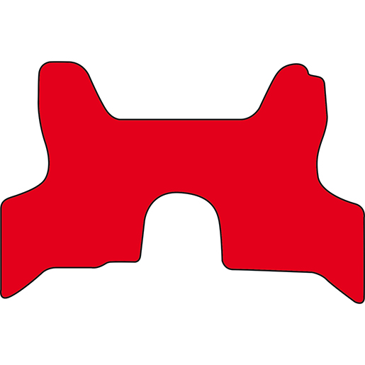 TAPIS PORTER 1+1 A PARTIR DE 2021 ROUGE