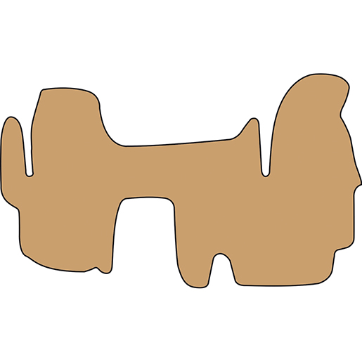 TAPIS RENAULT MASCOTT DAL 2008 BEIGE