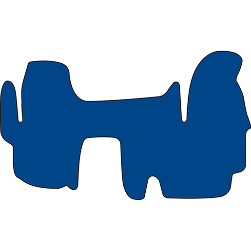 TAPIS RENAULT MASCOTT DAL 2008 BLEU