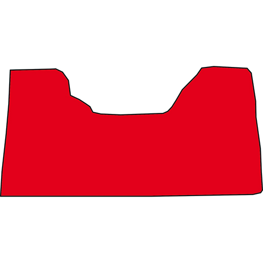 TAPIS RENAULT MASCOTT 03/07 ROUGE