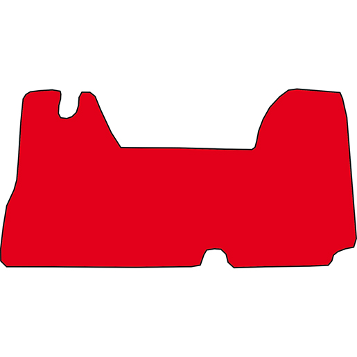 TAPIS RENAULT MASTER 07/09 ROUGE