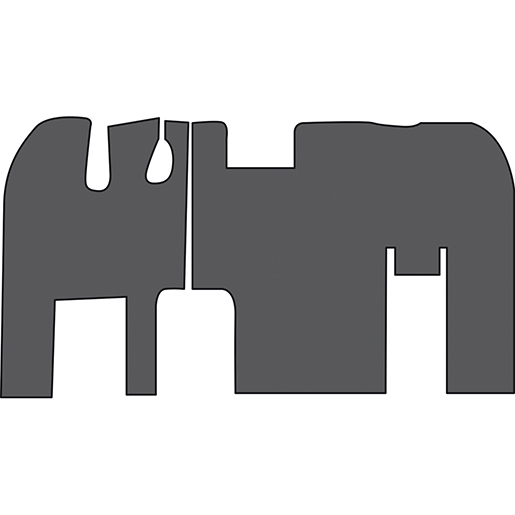 Dessin technique de Moquettes RENAULT MAGNUM depuis 2001 100