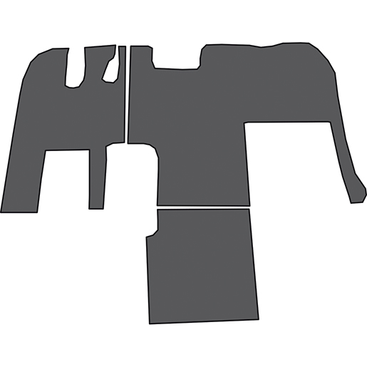 Dessin technique de Moquettes RENAULT MAGNUM depuis 2001 110