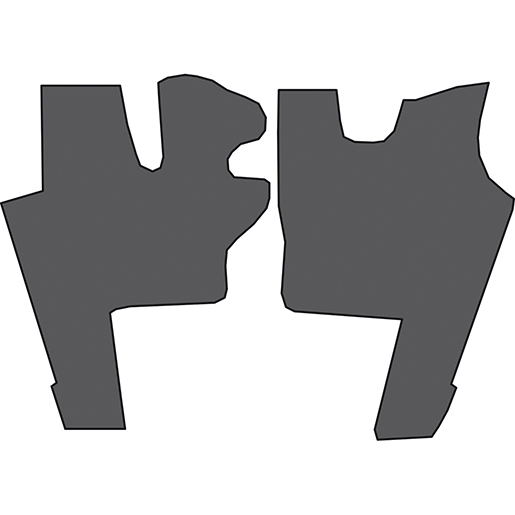 Dessin technique de Moquettes SCANIA 142 143 100