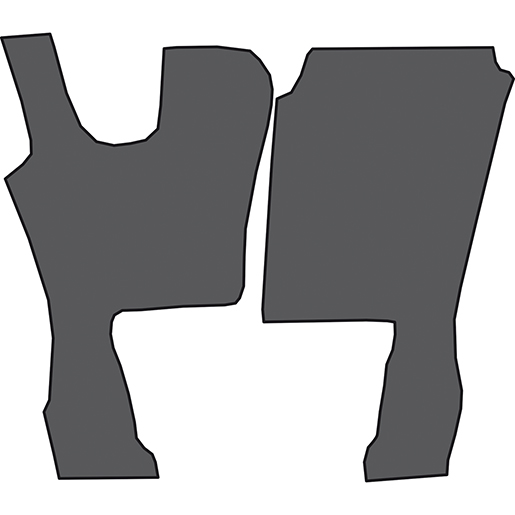 Dessin technique de Moquettes SCANIA 124 144 100