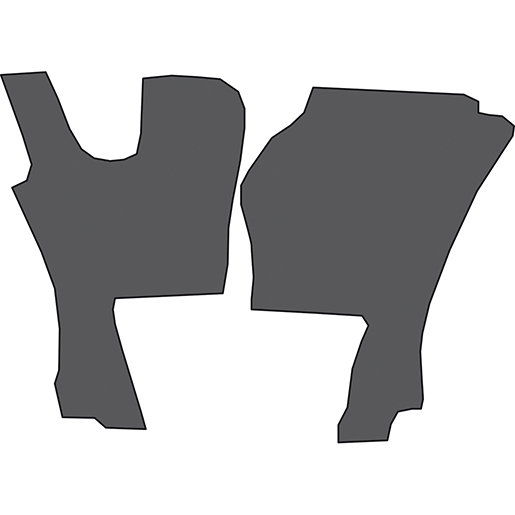 Dessin technique de Moquettes SCANIA G depuis 2004 100