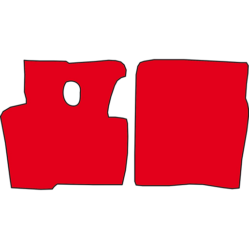 TAPIS VOLVO F12 F16 ROUGE