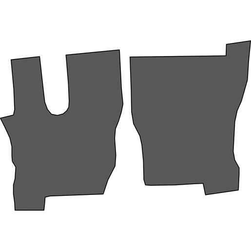 Dessin technique de Moquettes VOLVO FM jusqu’en 2002 100